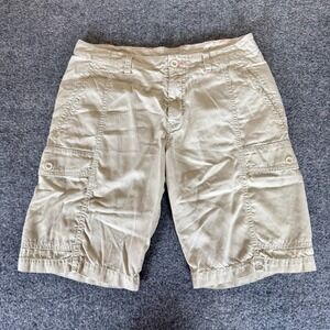 Tommy Bahama Cargo‎ Shorts Mens 32 Beige Outdoor Casual Travel Hiking Dadcore